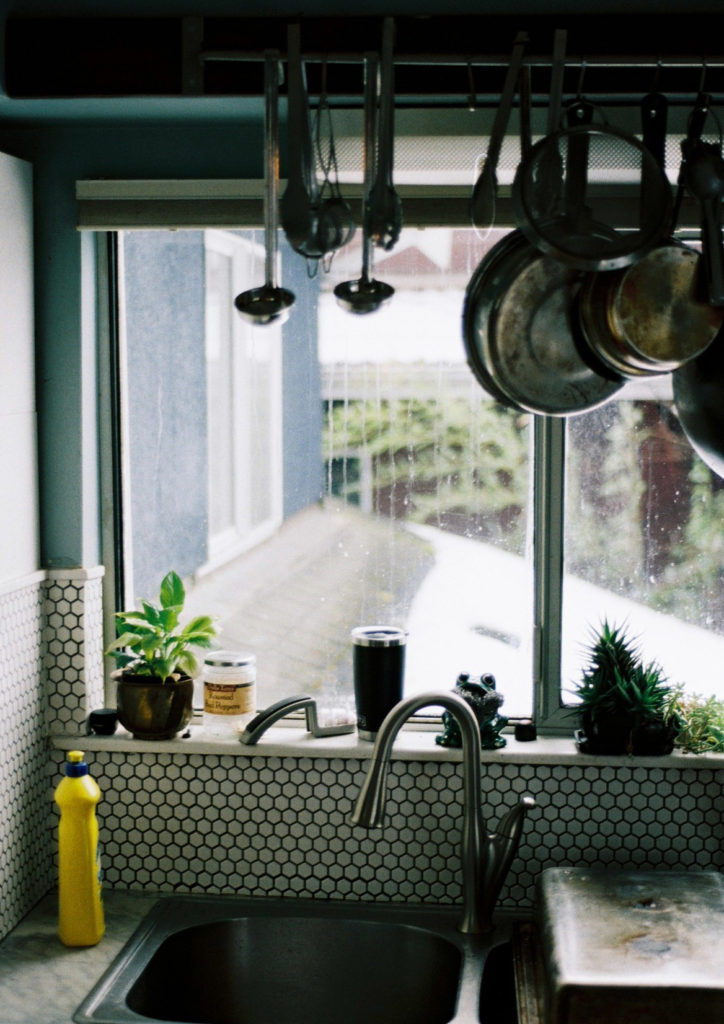 Kitchen sink view